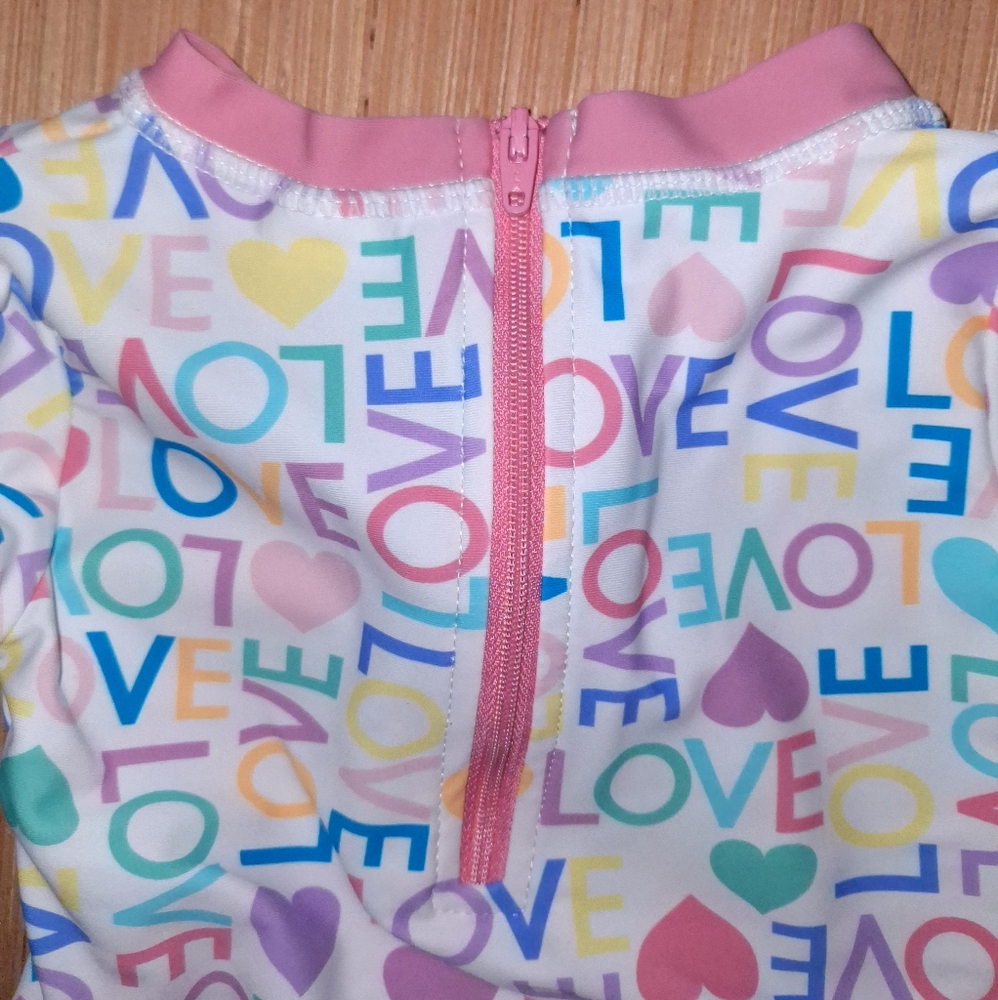 Ruffle Butts 18-24m 1 piece rash guard swimsuit - Picture 7 of 10